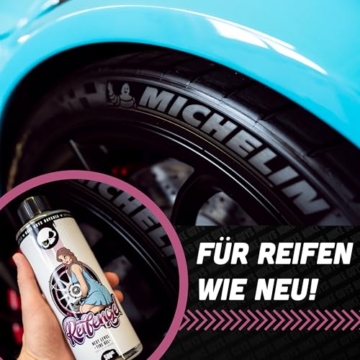 Nuke Guys Auto Reifengel 500ml Reifenpflege - pflegt und schützt den Gummi der Reifen - für intensives Schwarz - neuwertige Optik und langanhaltender Glanz - 7