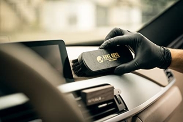 Nuke Guys Lederbürste M - made in Germany mit Rosshaarborsten Auto Innenraum Reinigung | weiche Textilbürste ideal für Autositze, Polster, Alcantara, Leder, Cabrioverdecke, Teppiche, Stoffsitze, Couch - 4