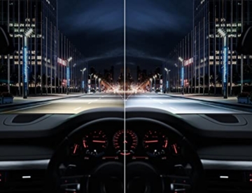 Osram NIGHT Breaker H4-LED; bis zu 230 Prozent mehr Helligkeit, legales Abblend- und Fernlicht mit Straßenzulassung in Deutschland und Österreich, Schwarz - 4