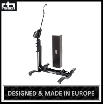 RTR BIKES Brutus Up Pro Fahrbarer Fahrradständer Vertikal – Mobile E-Bike Ladestation auf Rollen – Bis 30kg – Mit Ladegeräthalterung – Für 24-29 Zoll & 3,5