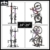 RTR BIKES Double Up Fahrradständer Boden für 2 Fahrräder - Vertikal & Freistehend auf Rollen - E-Bike geeignet bis 60kg (2x30kg) - Platzsparend 0,5m² - Ohne Bohren - Made in EU - 6