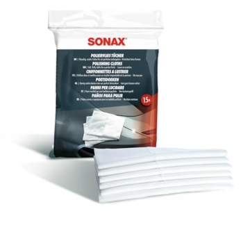 SONAX PolierVliesTücher (15 Stück) | in flauschig-weicher Qualität für ein glänzendes Lackergebnis - 2