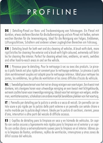 SONAX PROFILINE PinselSet (2 Stück) | für die Reinigung von Felgen, Emblemen, Lüftungsschlitzen und Anderen schwer zugänglichen Bereichen am Fahrzeug - 2