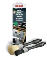 SONAX PROFILINE PinselSet (2 Stück) | für die Reinigung von Felgen, Emblemen, Lüftungsschlitzen und Anderen schwer zugänglichen Bereichen am Fahrzeug - 1