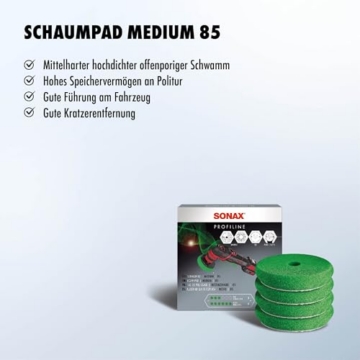 SONAX SchaumPad medium 85 (4 Stück) - 4