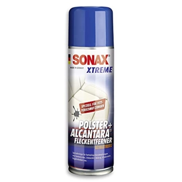 SONAX Xtreme Polster- & Alcantara FleckEntferner (300 ml) für hartnäckige Verschmutzungen wie Sonnencreme, Schmierfett, Makeup, Schuhcreme, Kugelschreiber usw. | Art.-Nr. 02522000 - 1