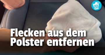 Stoffsitze im Auto reinigen
