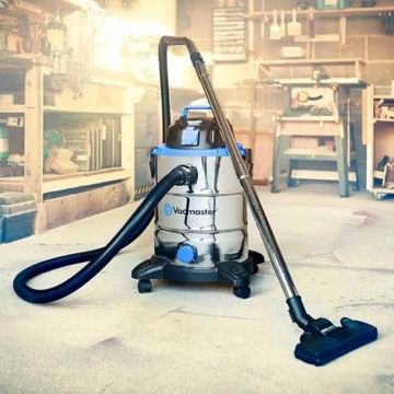 Vacmaster VQ1530SFDC 1500W 30L Nass Trockensauger Bodenstaubsauger Starke Saugleistung Staubsauger Edelstahl - 2