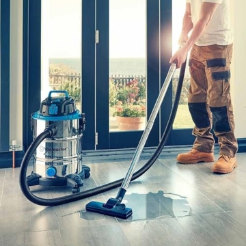 Vacmaster VQ1530SFDC 1500W 30L Nass Trockensauger Bodenstaubsauger Starke Saugleistung Staubsauger Edelstahl - 6
