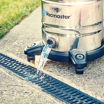 Vacmaster VQ1530SFDC 1500W 30L Nass Trockensauger Bodenstaubsauger Starke Saugleistung Staubsauger Edelstahl - 8