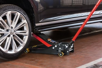 ViGOR Hydraulik Rangier-Wagenheber V6028 I Turbo-Lift-Funktion I Stahlkorpus I Für den Radwechsel oder Reparaturen am Fahrzeug - 5